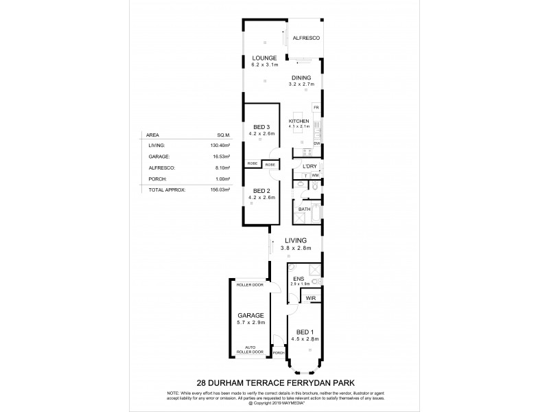 28 Durham Terrace, Ferryden Park SA 5010 Floorplan
