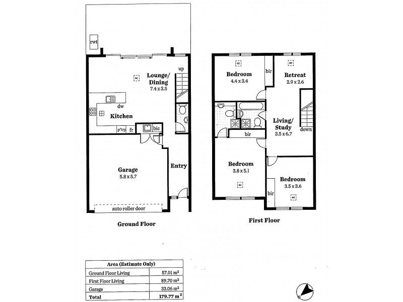 Unit 26/62 Hawker Street, Brompton SA 5007 Floorplan