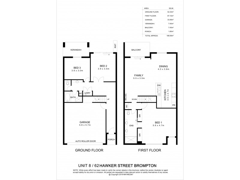 8/62 Hawker Street, Brompton SA 5007 Floorplan