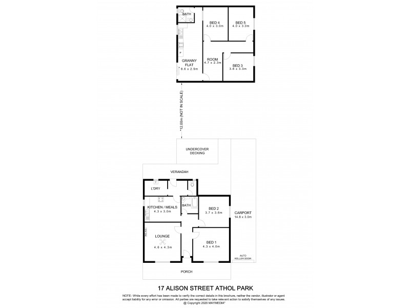17 Alison Street, Athol Park SA 5012 Floorplan