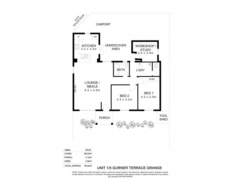 1/5 Gurner Terrace, Grange SA 5022 Floorplan