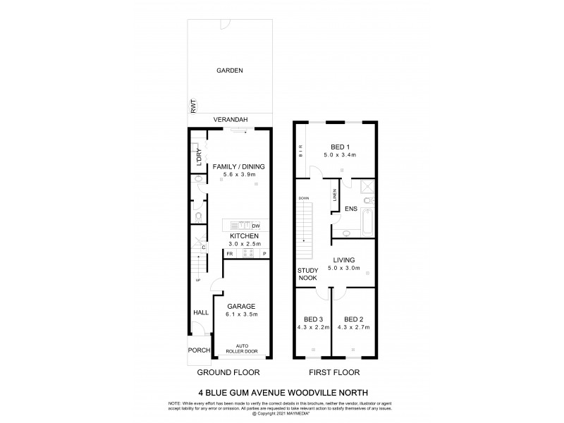 4 Blue Gum Avenue, Woodville North SA 5012 Floorplan