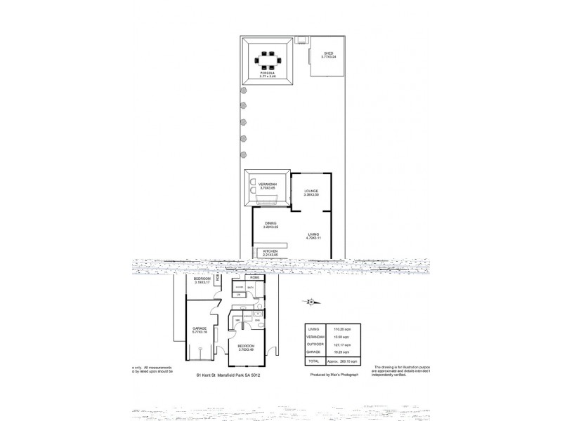 61 Kent Street, Mansfield Park SA 5012 Floorplan