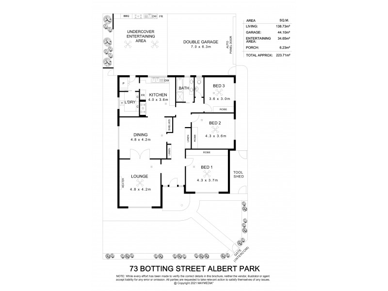 73 Botting Street, Albert Park SA 5014 Floorplan