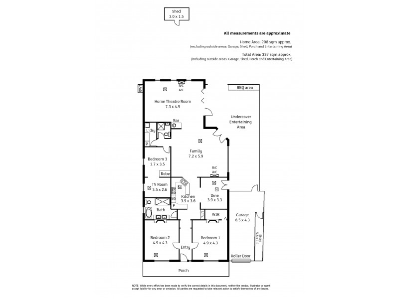4 Drummond Street, Brooklyn Park SA 5032 Floorplan