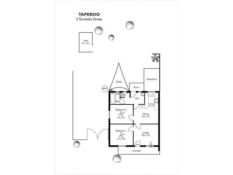 3 Grantala Street, Taperoo SA 5017 Floorplan