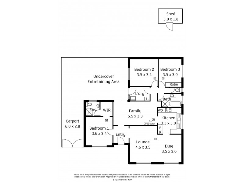 75 Emmerson Drive, Morphett Vale SA 5162 Floorplan