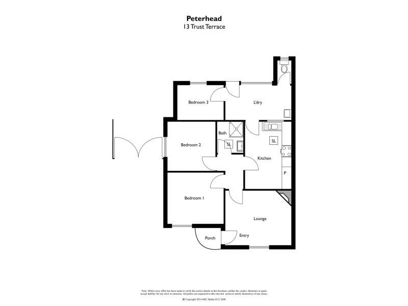 13 Trust Terrace, Peterhead SA 5016 Floorplan