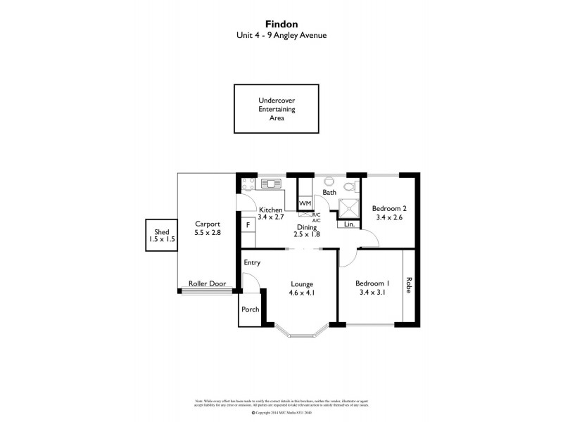 4/9 Angley Avenue, Findon SA 5023 Floorplan