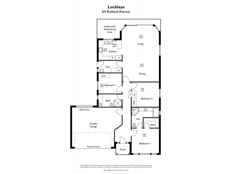 64 Rutland Avenue, Lockleys SA 5032 Floorplan