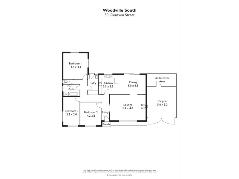 50 Glenavon Street, Woodville South SA 5011 Floorplan