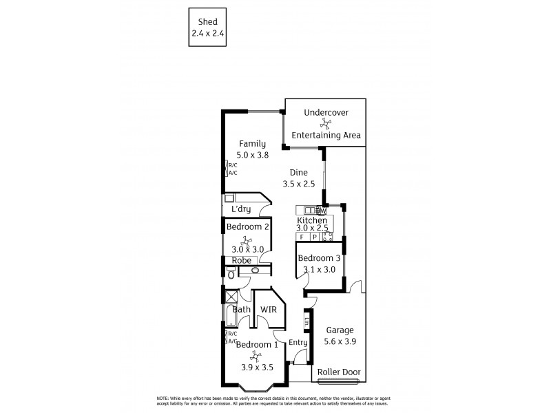 9 Warren Street, Angle Park SA 5010 Floorplan