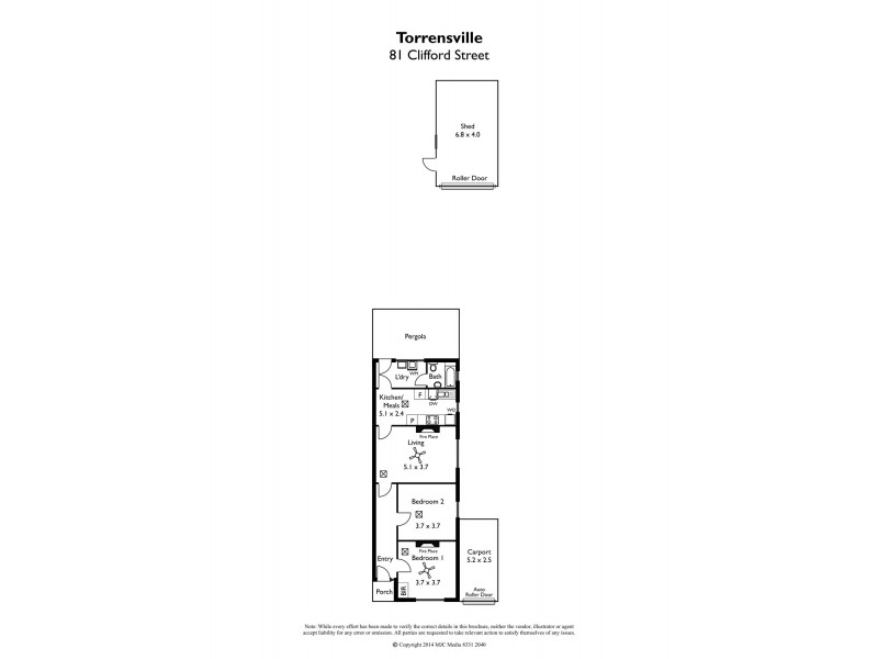 81 Clifford Street, Torrensville SA 5031 Floorplan