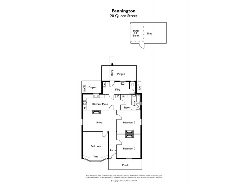 20 Queen Street, Pennington SA 5013 Floorplan