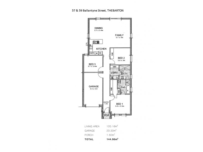 57 & 59 Ballantyne Street, Thebarton SA 5031 Floorplan