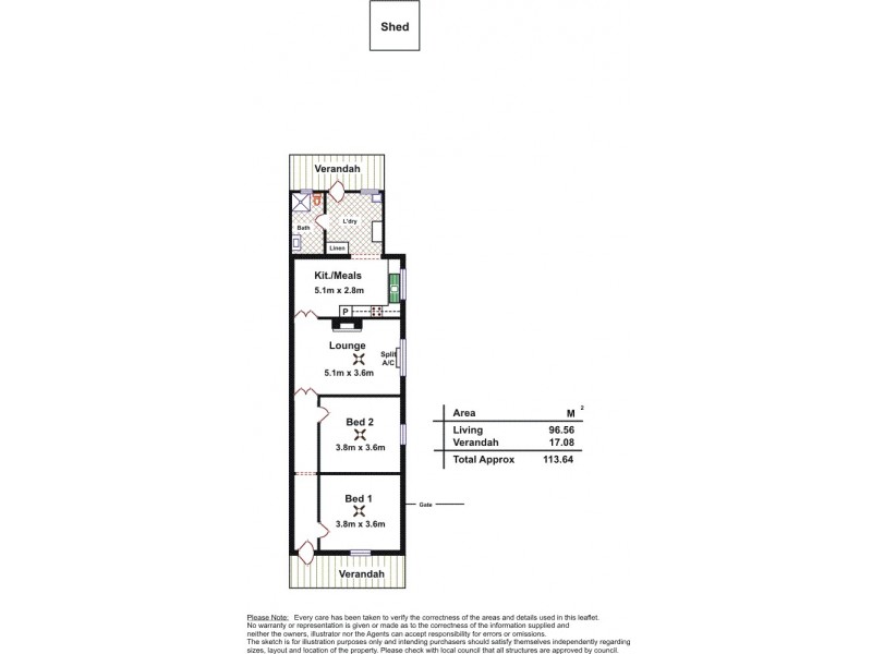 22 Robert Street, Croydon SA 5008 Floorplan