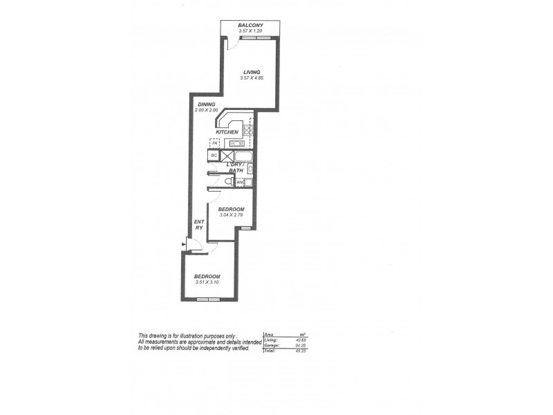 6/11 Royal Place, Adelaide SA 5000 Floorplan