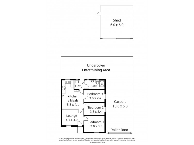 68 Fleming Crescent, Mansfield Park SA 5012 Floorplan