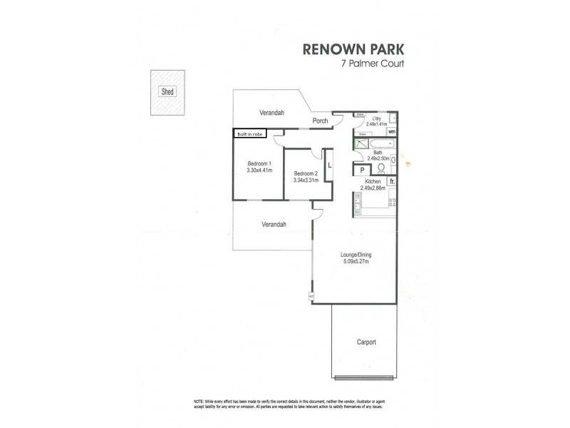 7 Palmer Court, Renown Park SA 5008 Floorplan