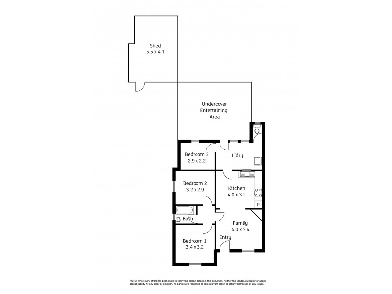 9 Phillis Terrace, Peterhead SA 5016 Floorplan