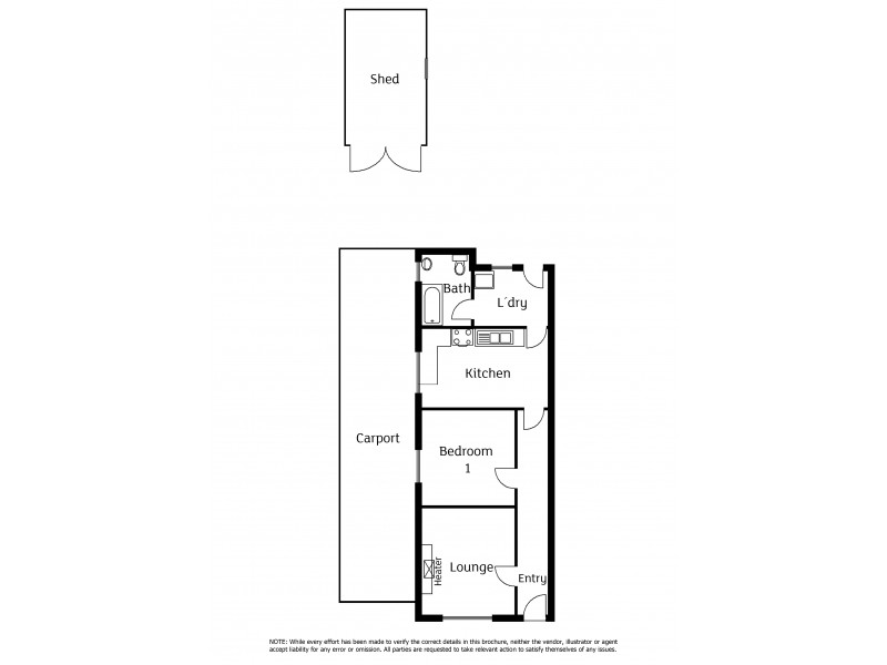 2/38 Gray Terrace, Rosewater SA 5013 Floorplan