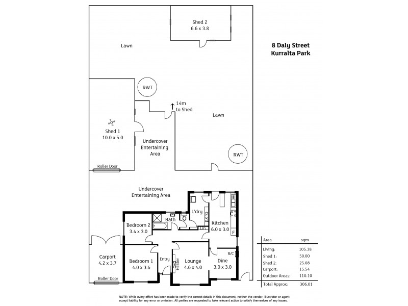8 Daly Street, Kurralta Park SA 5037 Floorplan