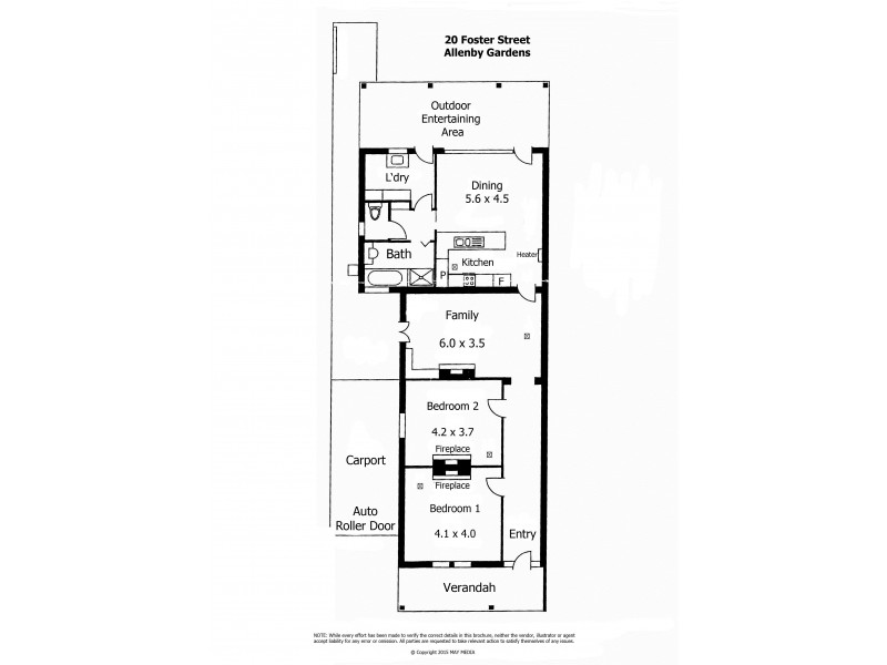 20 Foster Street, Allenby Gardens SA 5009 Floorplan