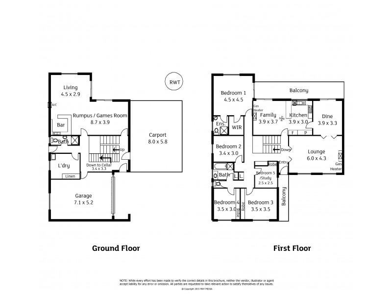 54 Northcote Terrace, Gilberton SA 5081 Floorplan