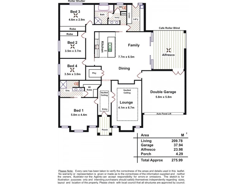 35 Hayfield Avenue, Blakeview SA 5114 Floorplan