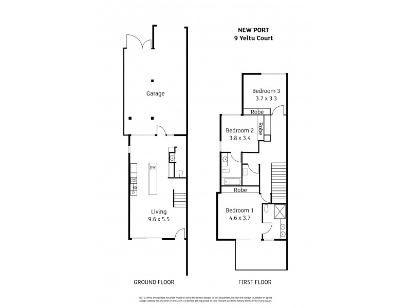 9 Yeltu Court, New Port SA 5015 Floorplan