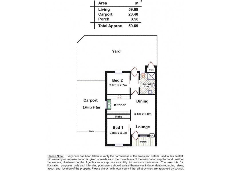 Unit 3/14 Malcolm Street, Ferryden Park SA 5010 Floorplan