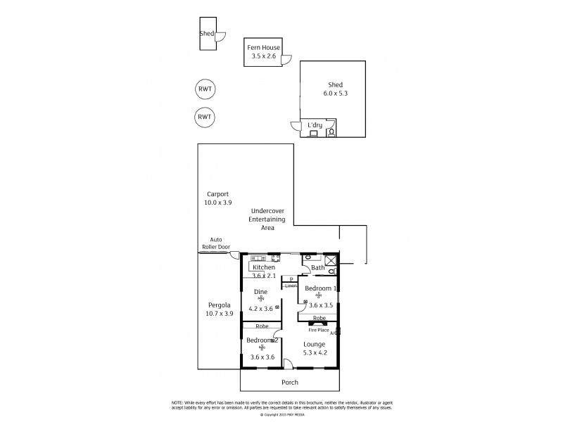 11 Kelmscott Street, Rosewater SA 5013 Floorplan