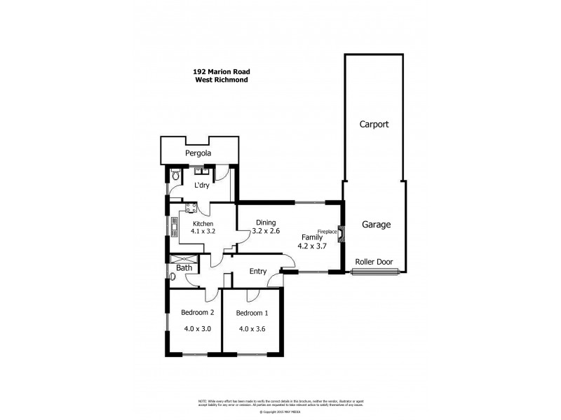 192 Marion Road, West Richmond SA 5033 Floorplan