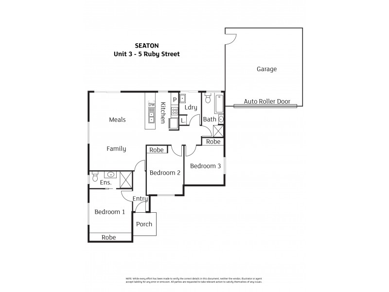 3/6 Ruby Avenue, Seaton SA 5023 Floorplan