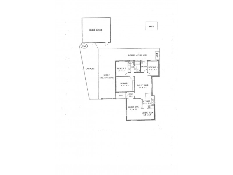 1 Chusan Court, North Haven SA 5018 Floorplan