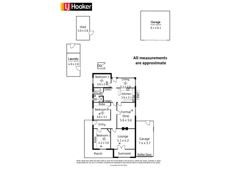 5 Seventh Avenue, Cheltenham SA 5014 Floorplan