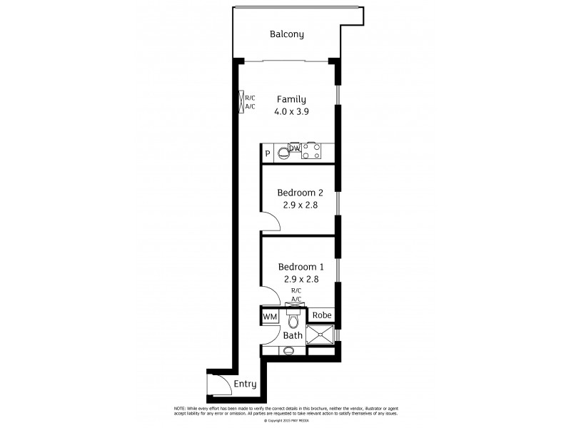 406/10 Balfours Way, Adelaide SA 5000 Floorplan