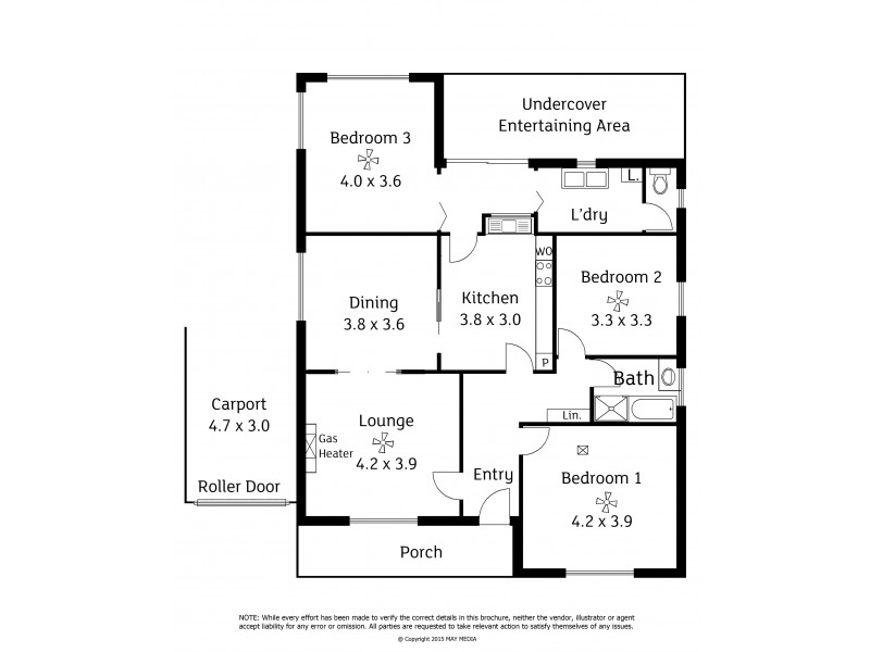 11 Fairweather Avenue, Woodville South SA 5011 Floorplan