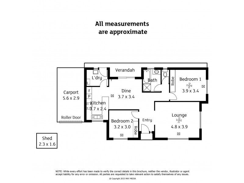 1/4 Wellington Street, Alberton SA 5014 Floorplan