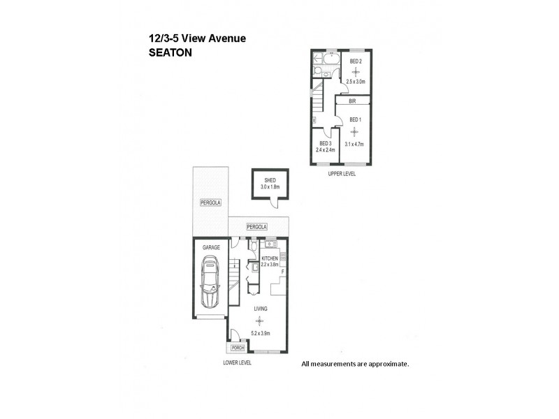 12/3-5 View Avenue, Seaton SA 5023 Floorplan