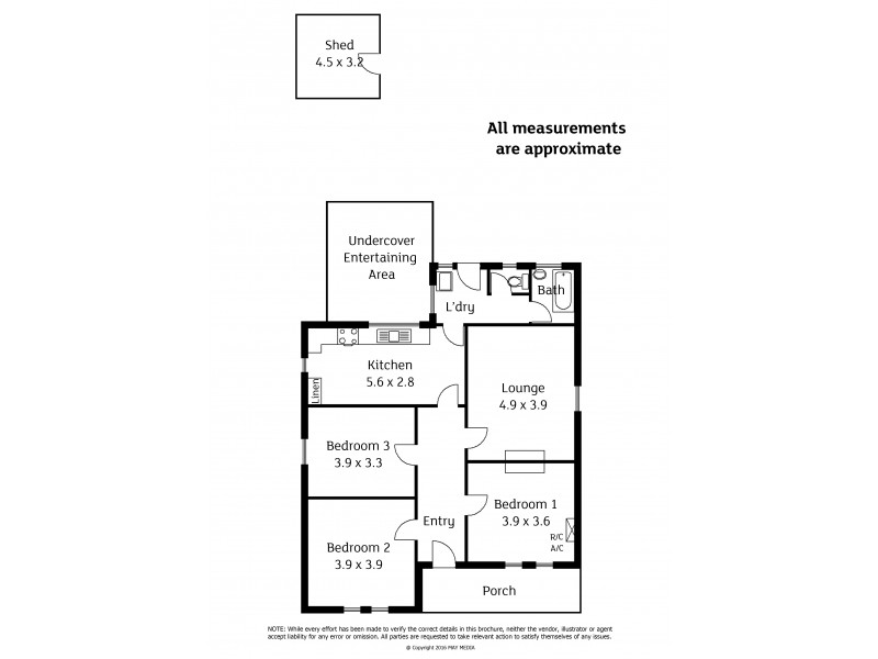 16 Starr Street, Rosewater SA 5013 Floorplan