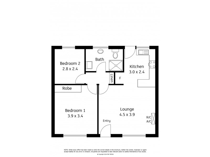 7/172 Seaview Road, Henley Beach South SA 5022 Floorplan