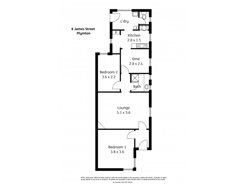 8 & 8A James Street, Plympton SA 5038 Floorplan
