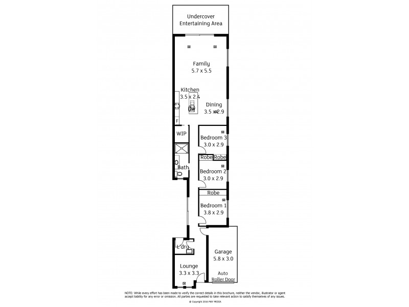 64A Fairview Crescent, Clearview SA 5085 Floorplan
