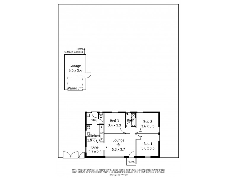 526 Salisbury Highway, Parafield Gardens SA 5107 Floorplan