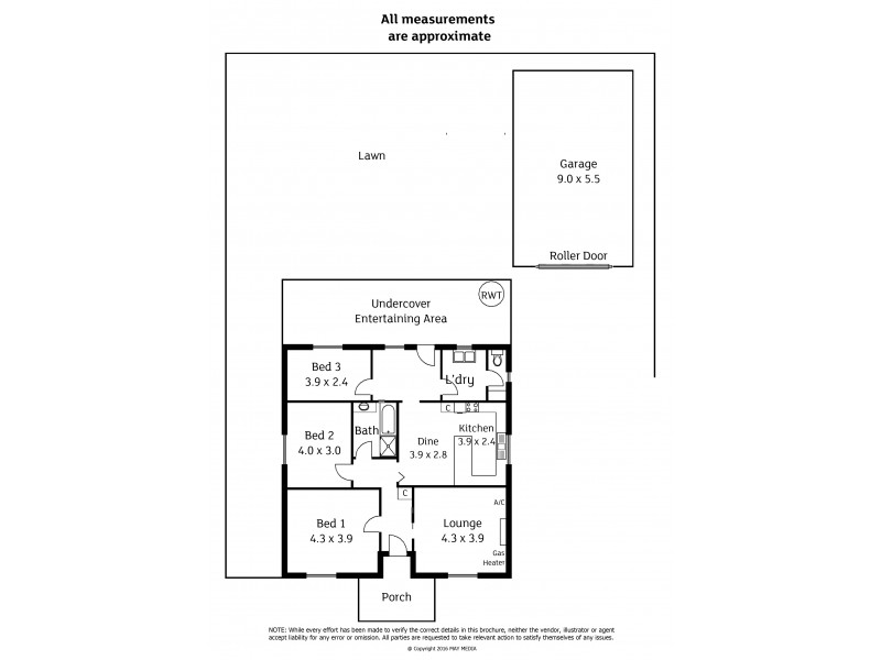12 Shell Street, Rosewater SA 5013 Floorplan