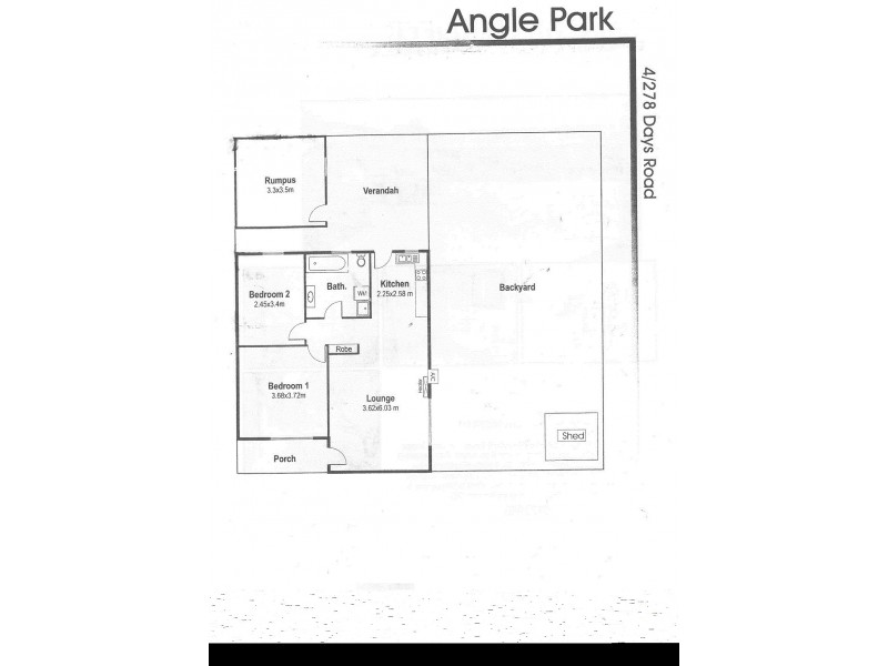 Unit 4/278 Days Road, Angle Park SA 5010 Floorplan