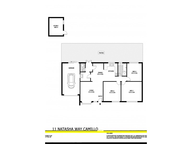 11 Natasha Way, Camillo WA 6111 Floorplan