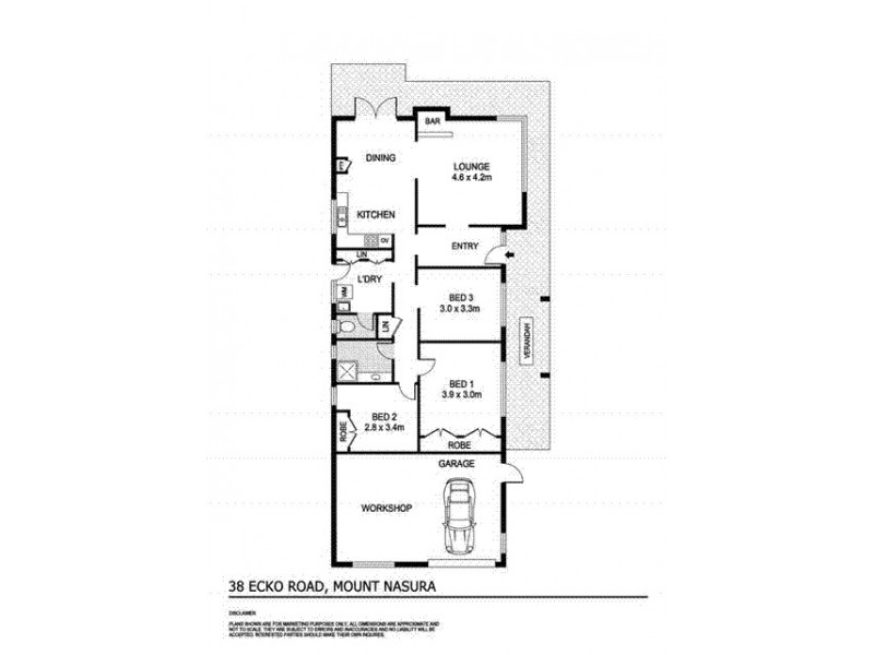 38 Ecko Road, Mount Nasura WA 6112 Floorplan