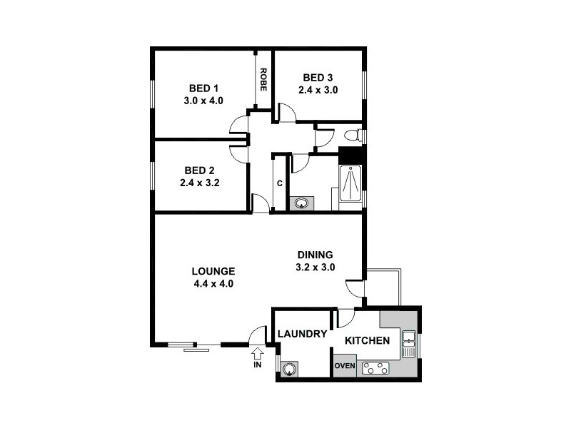 4/58 Pollard Street, Glendalough WA 6016 Floorplan